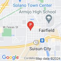 View Map of 1125 Missouri Street,Fairfield,CA,94533